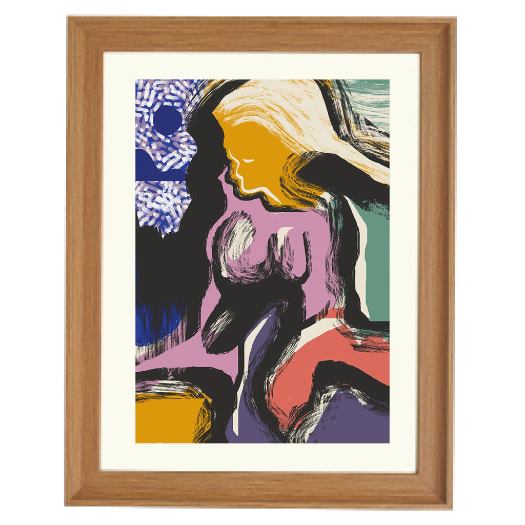 Seated Figure Study Art Print