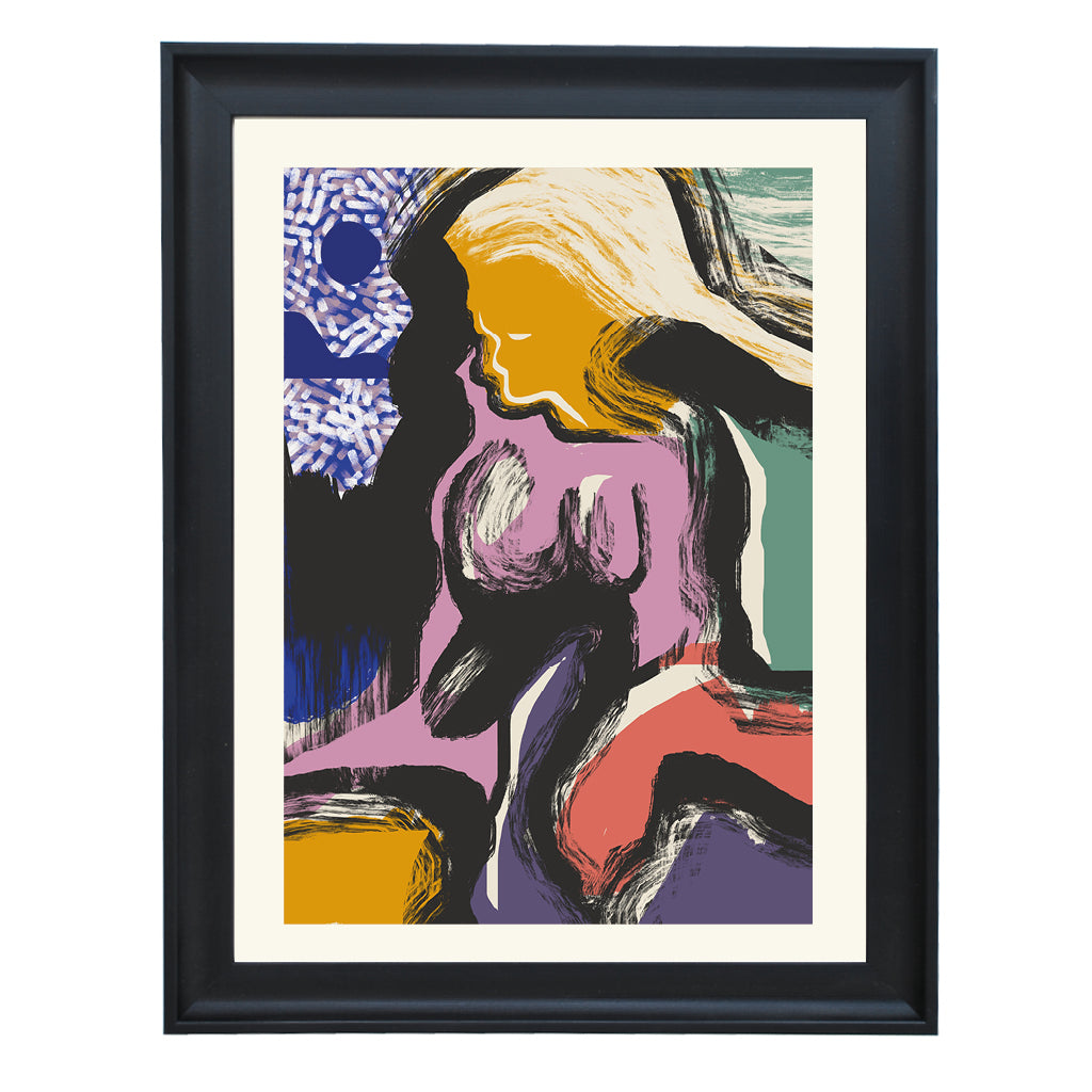 Seated Figure Study Art Print