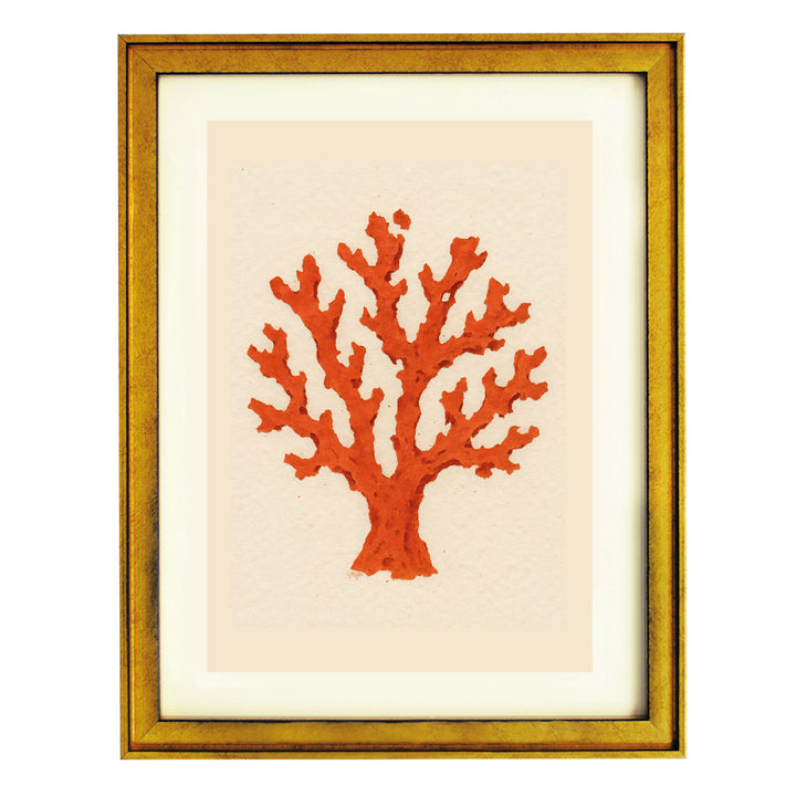 Coral Silhouette Art Print