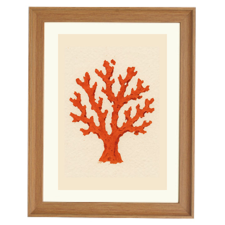 Coral Silhouette Art Print