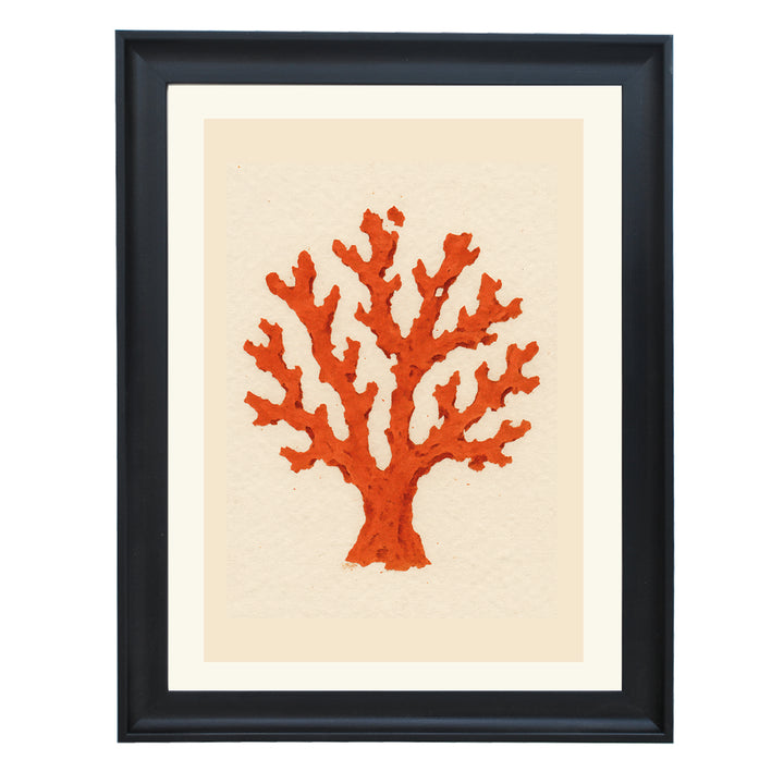 Coral Silhouette Art Print