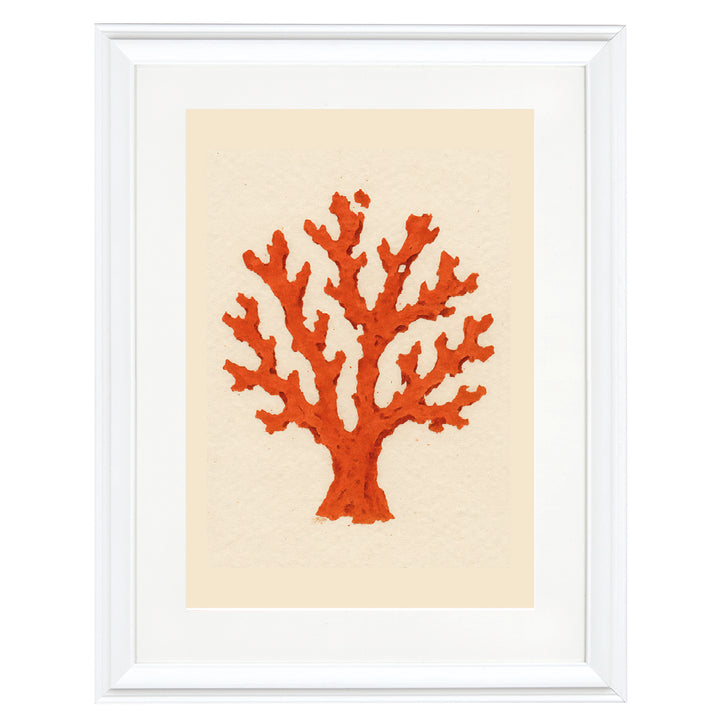 Coral Silhouette Art Print