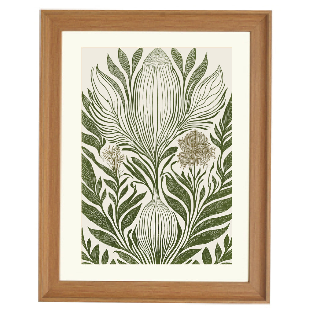 Verdant Bloom Art Print