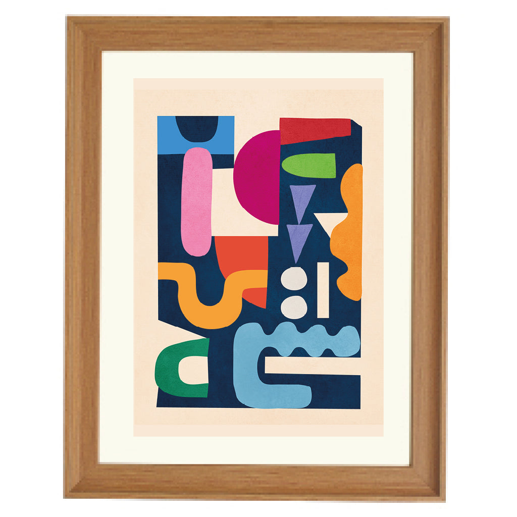 The Shape of Joy Art Print
