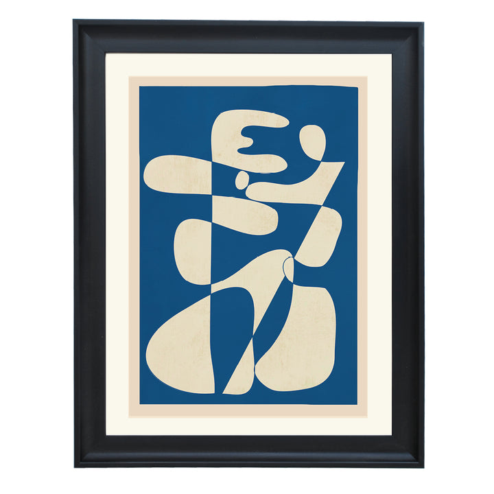 Cream Cutout Composition Art Print