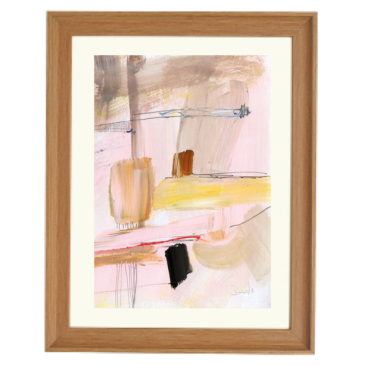 Blush Terrain Art Print