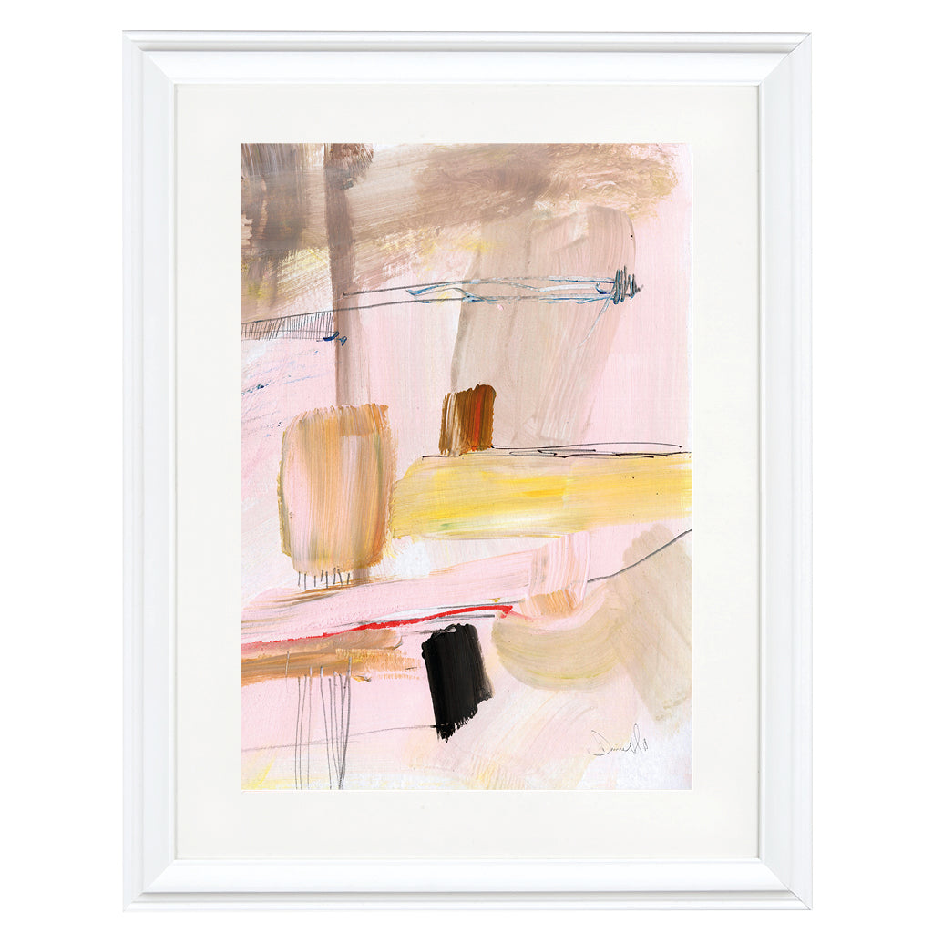 Blush Terrain Art Print