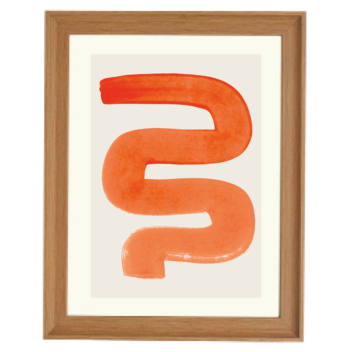 Sienna Flow Art Print