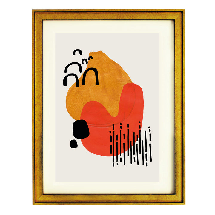 Ember & Gold Rhythm Art Print