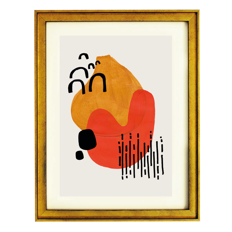 Ember & Gold Rhythm Art Print