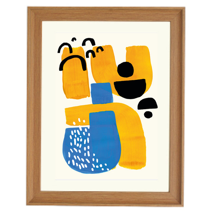 Amber Rhythm Art Print