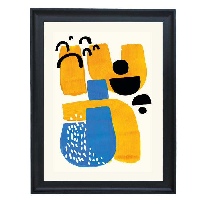 Amber Rhythm Art Print