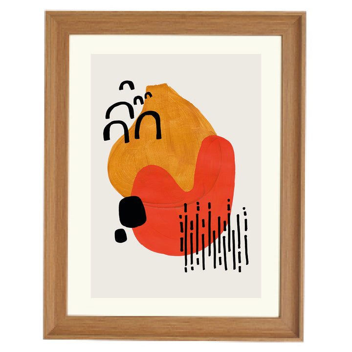 Ember & Gold Rhythm Art Print