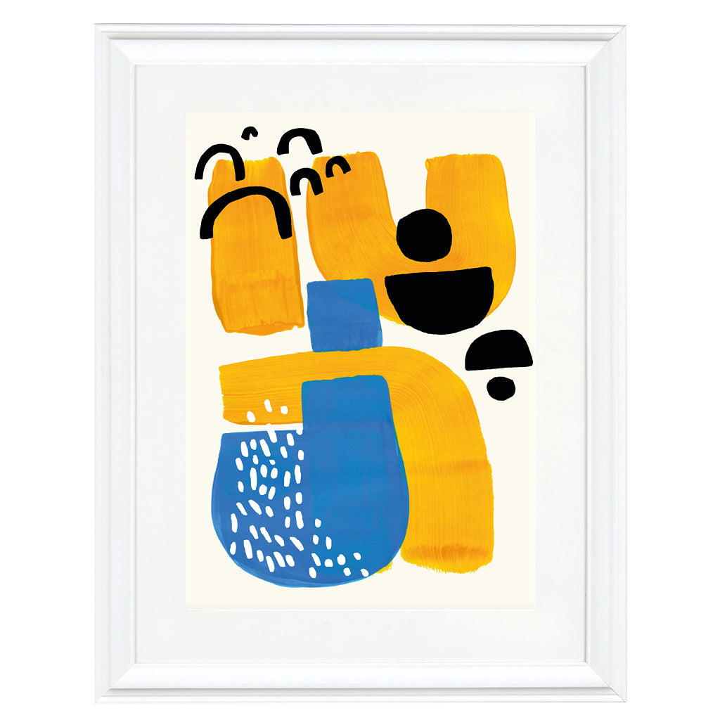 Amber Rhythm Art Print