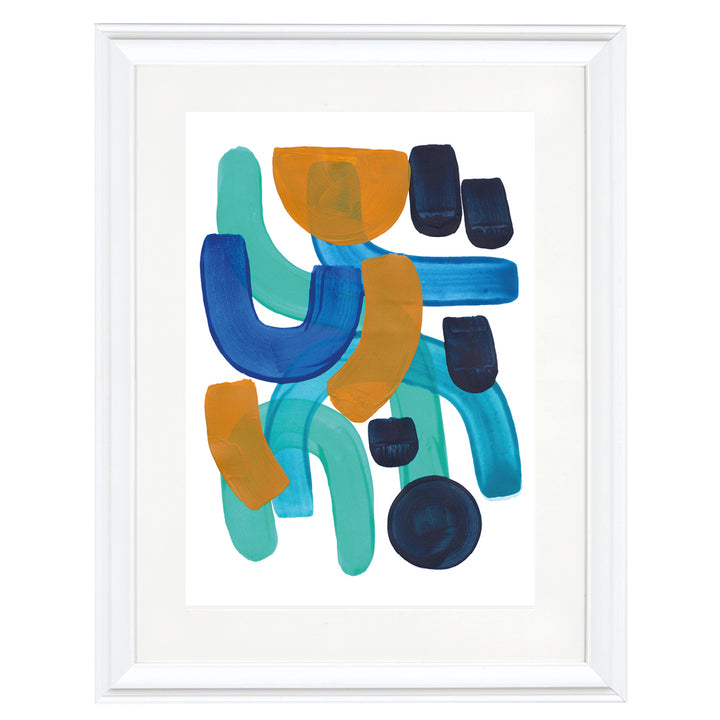 Cerulean Balance Art Print