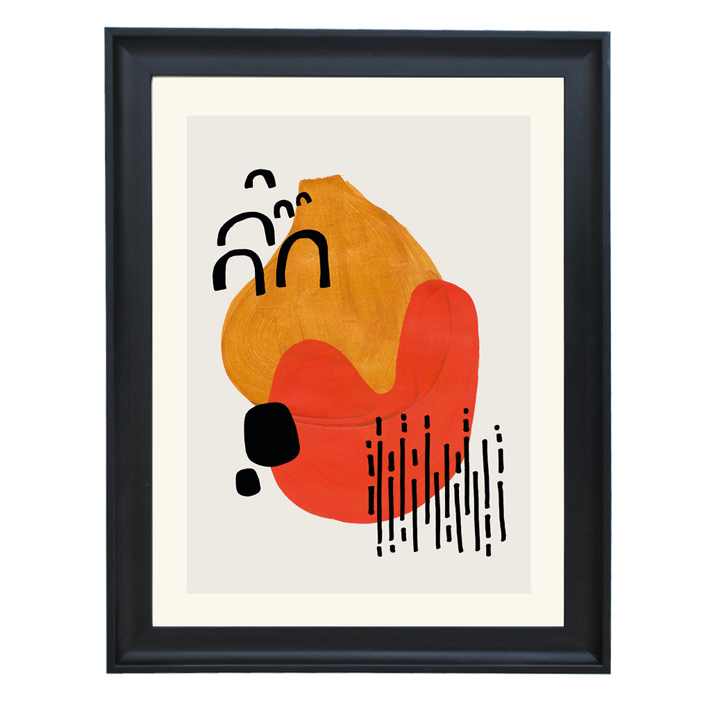 Ember & Gold Rhythm Art Print