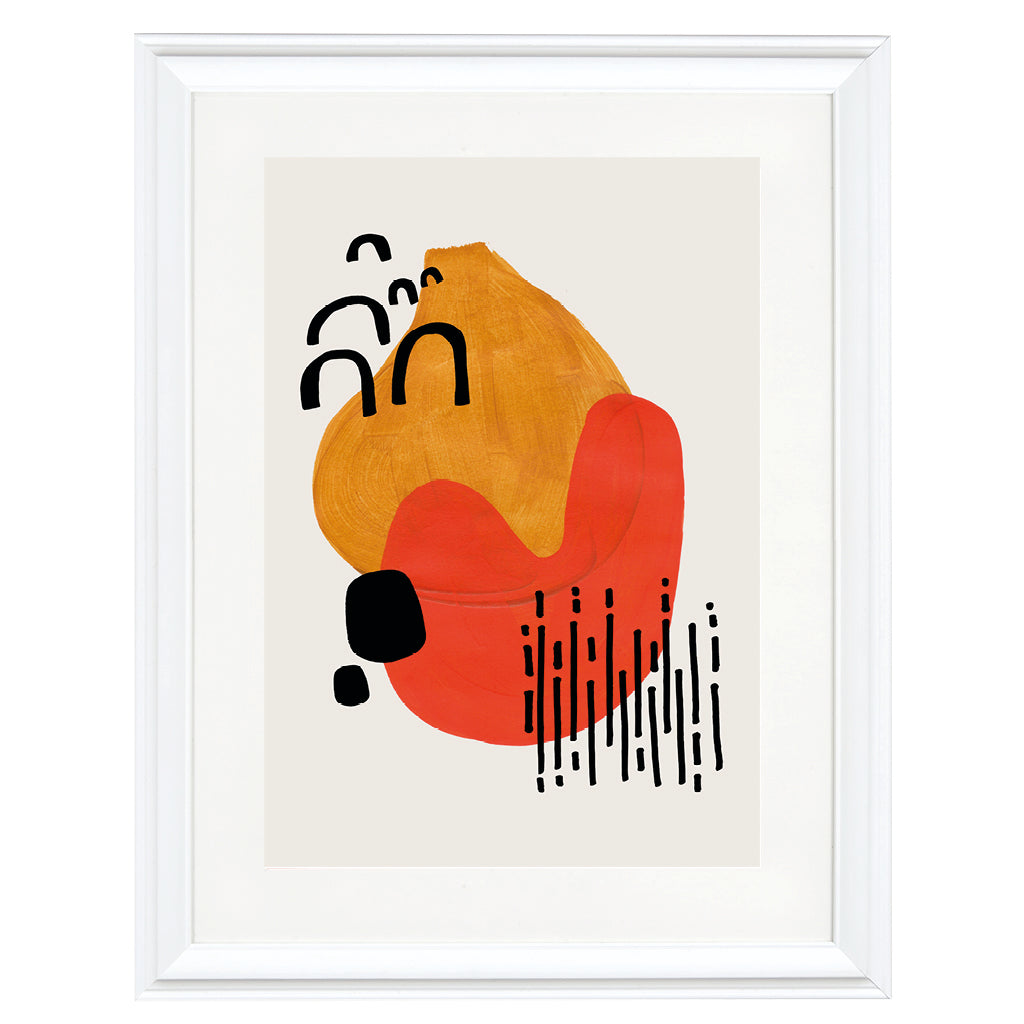 Ember & Gold Rhythm Art Print