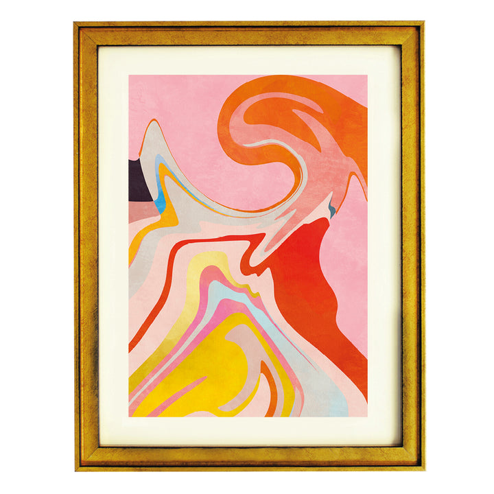 Sunlit Abstraction Art Print