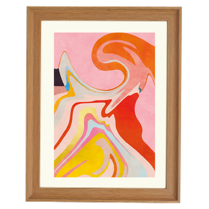Sunlit Abstraction Art Print