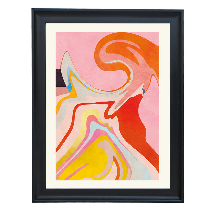 Sunlit Abstraction Art Print