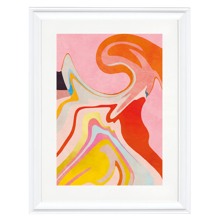 Sunlit Abstraction Art Print