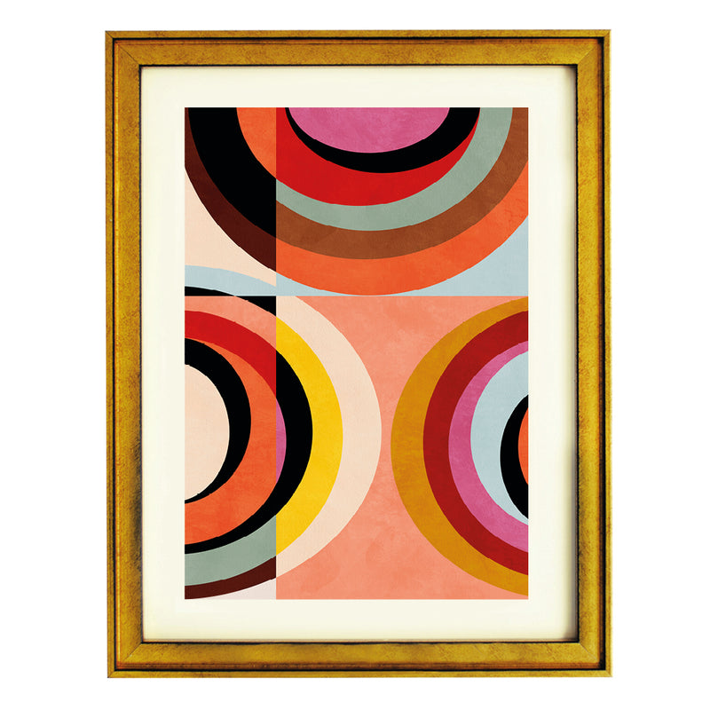 Retro Rhythm Art Print