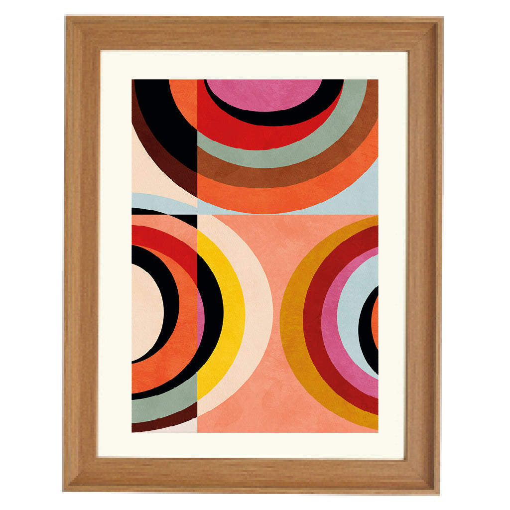 Retro Rhythm Art Print