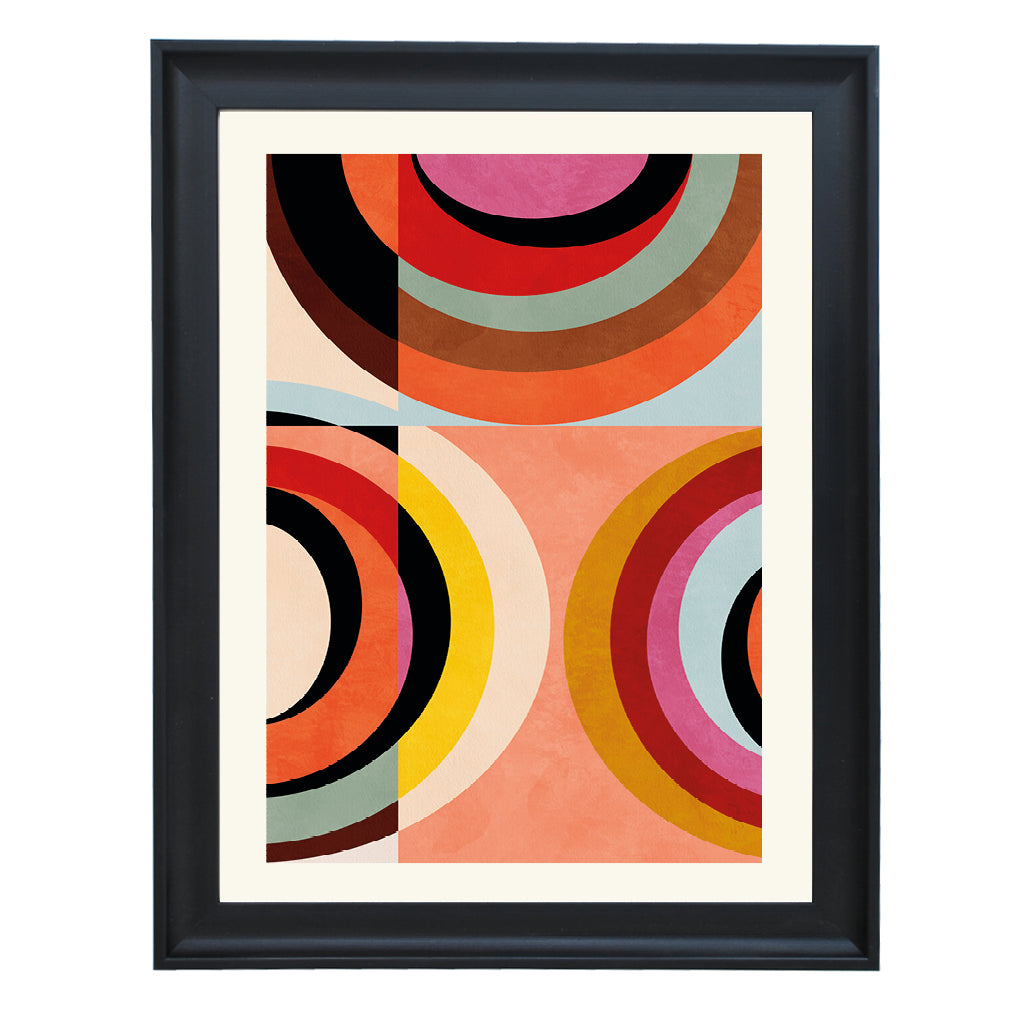 Retro Rhythm Art Print