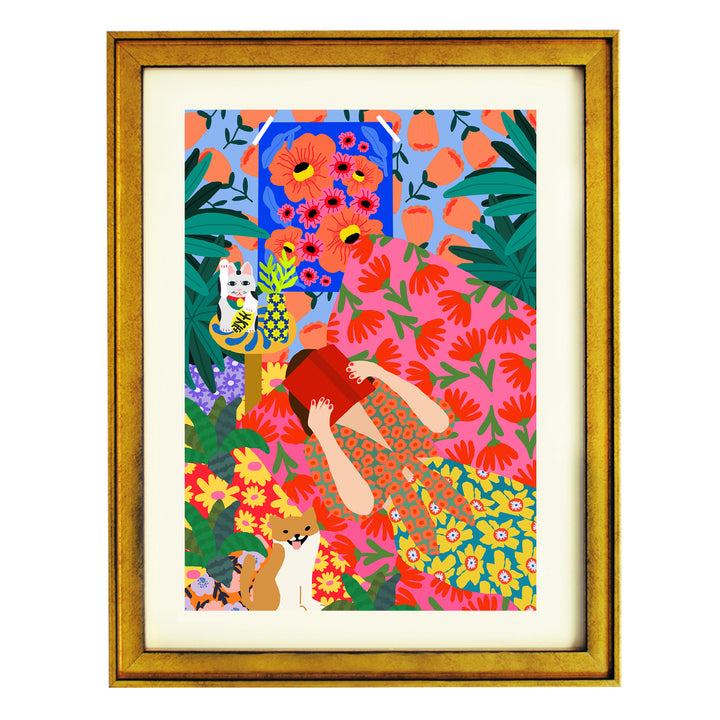 Lady of Leisure Art Print