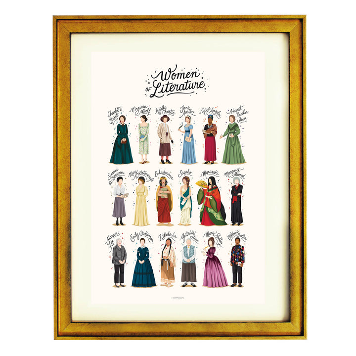 Women of Literature Art Print