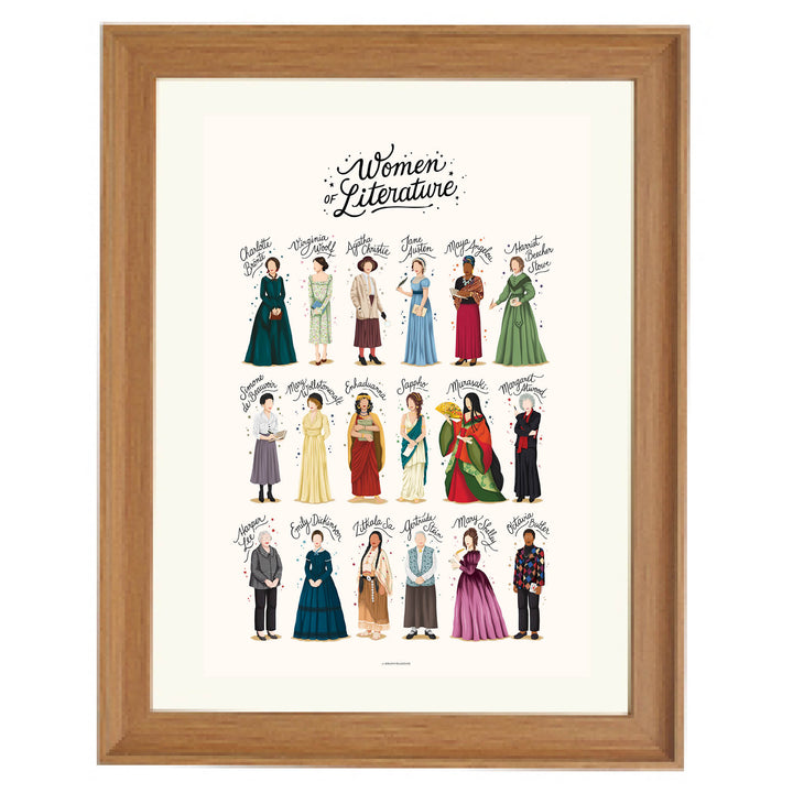 Women of Literature Art Print