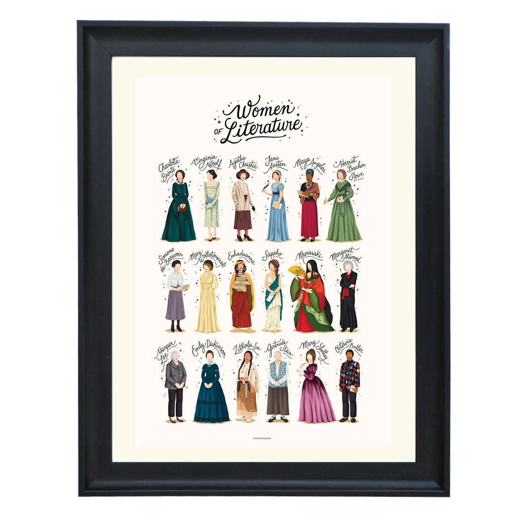 Women of Literature Art Print