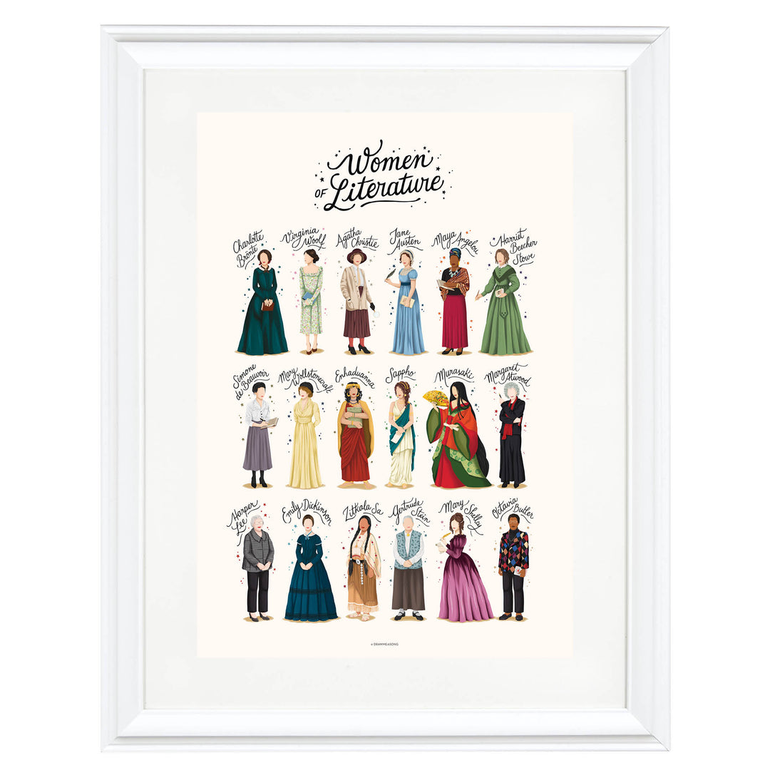 Women of Literature Art Print