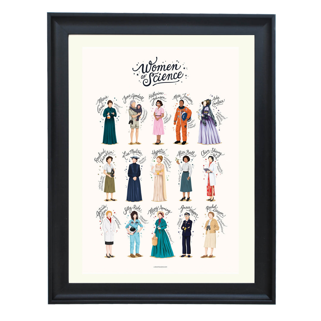 Women of Science Art Print