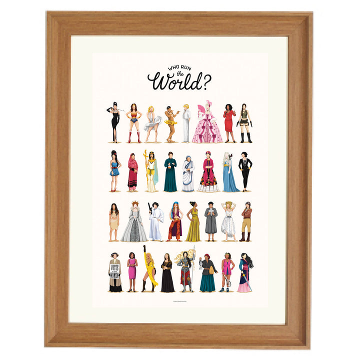 Who run the world? Art Print