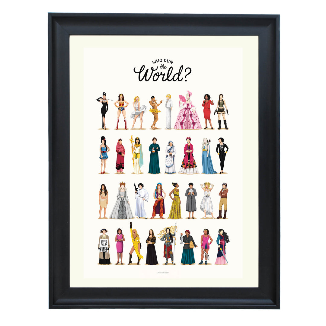Who run the world? Art Print