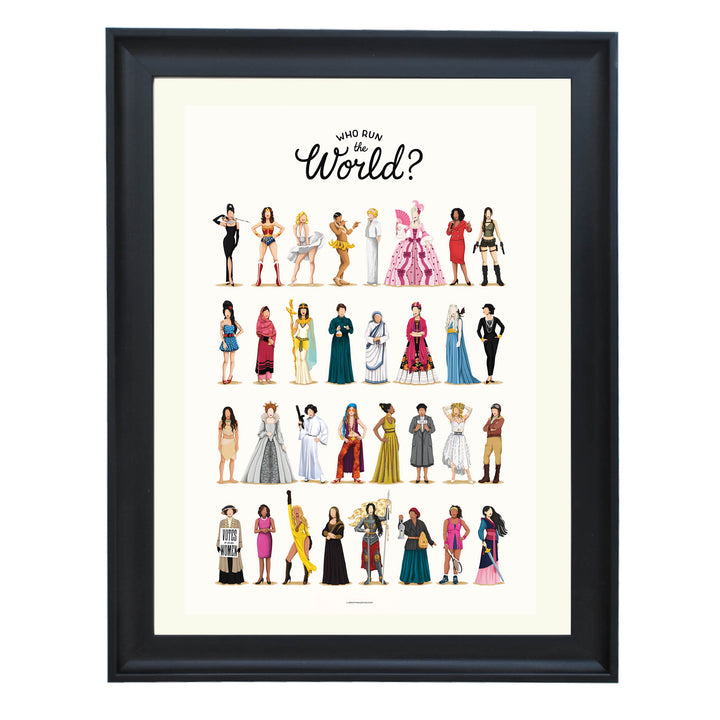 Who run the world? Art Print
