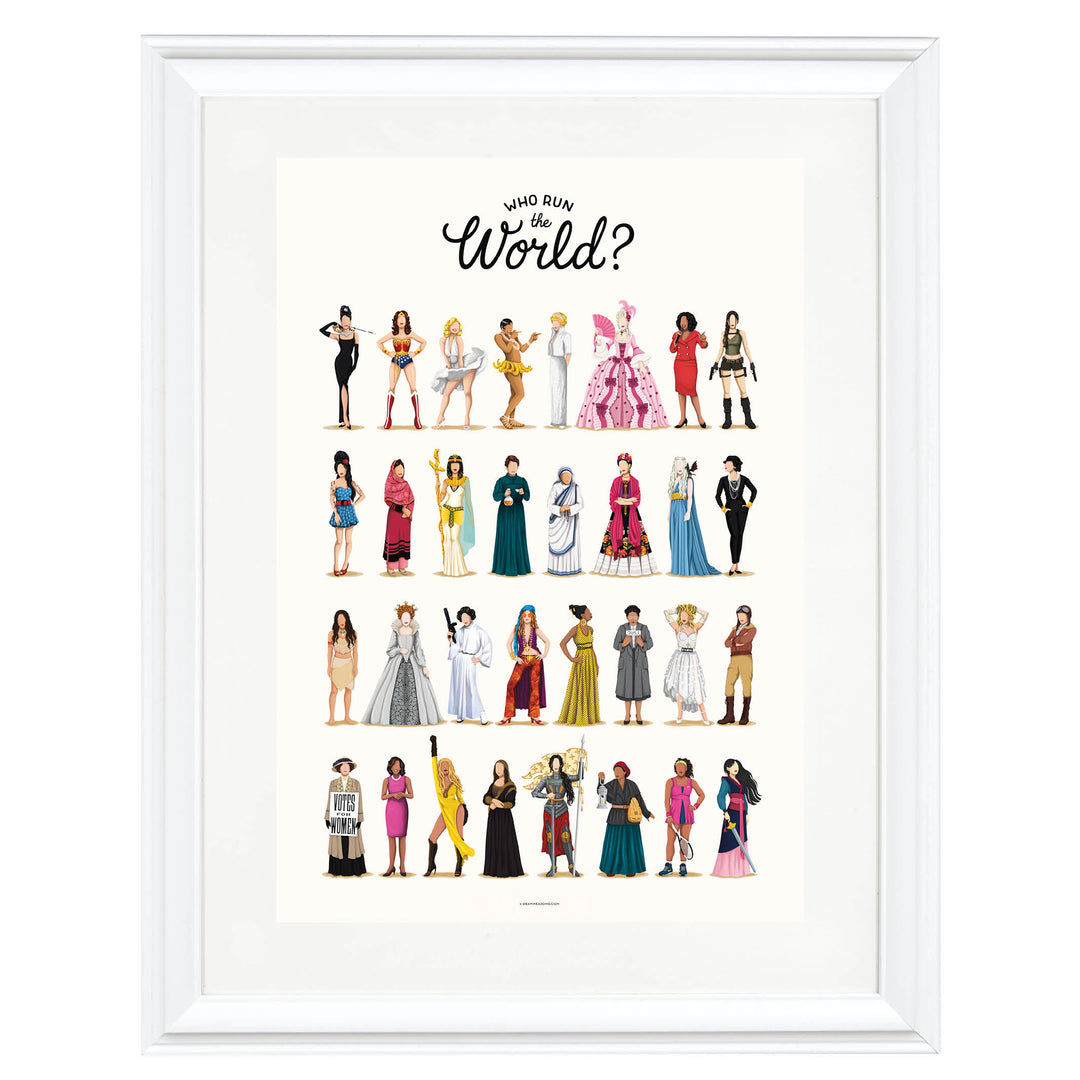 Who run the world? Art Print