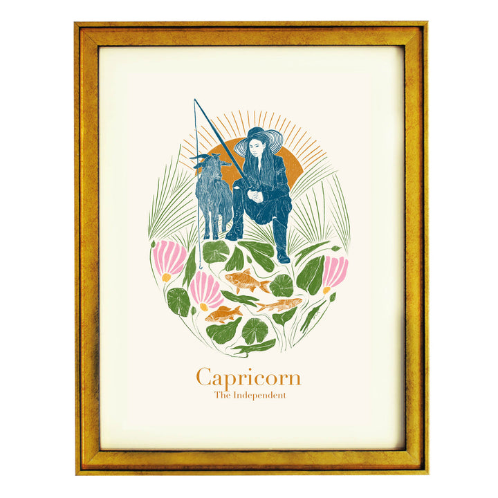 The Independent Capricorn Art Print