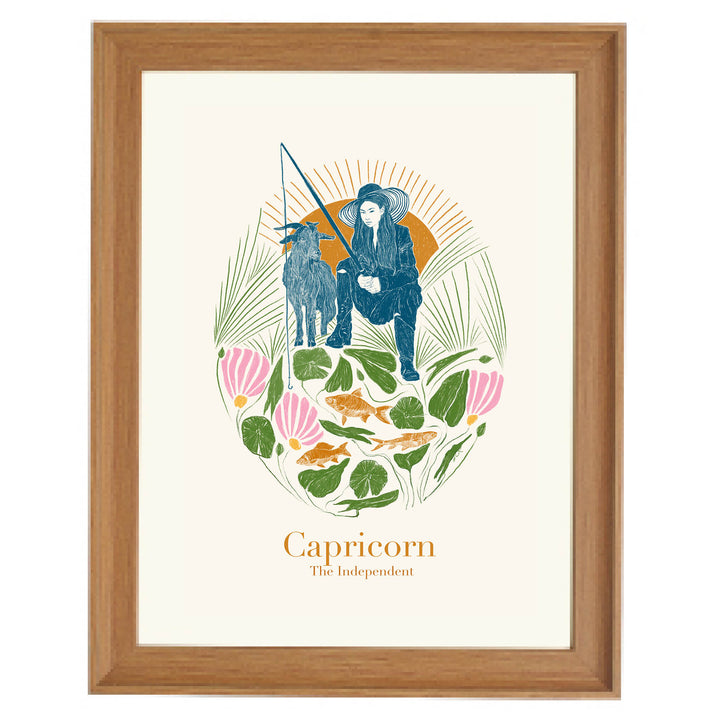 The Independent Capricorn Art Print