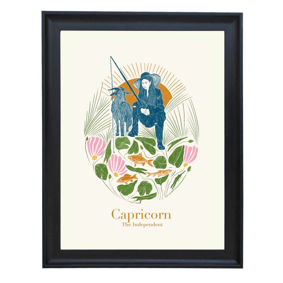 The Independent Capricorn Art Print