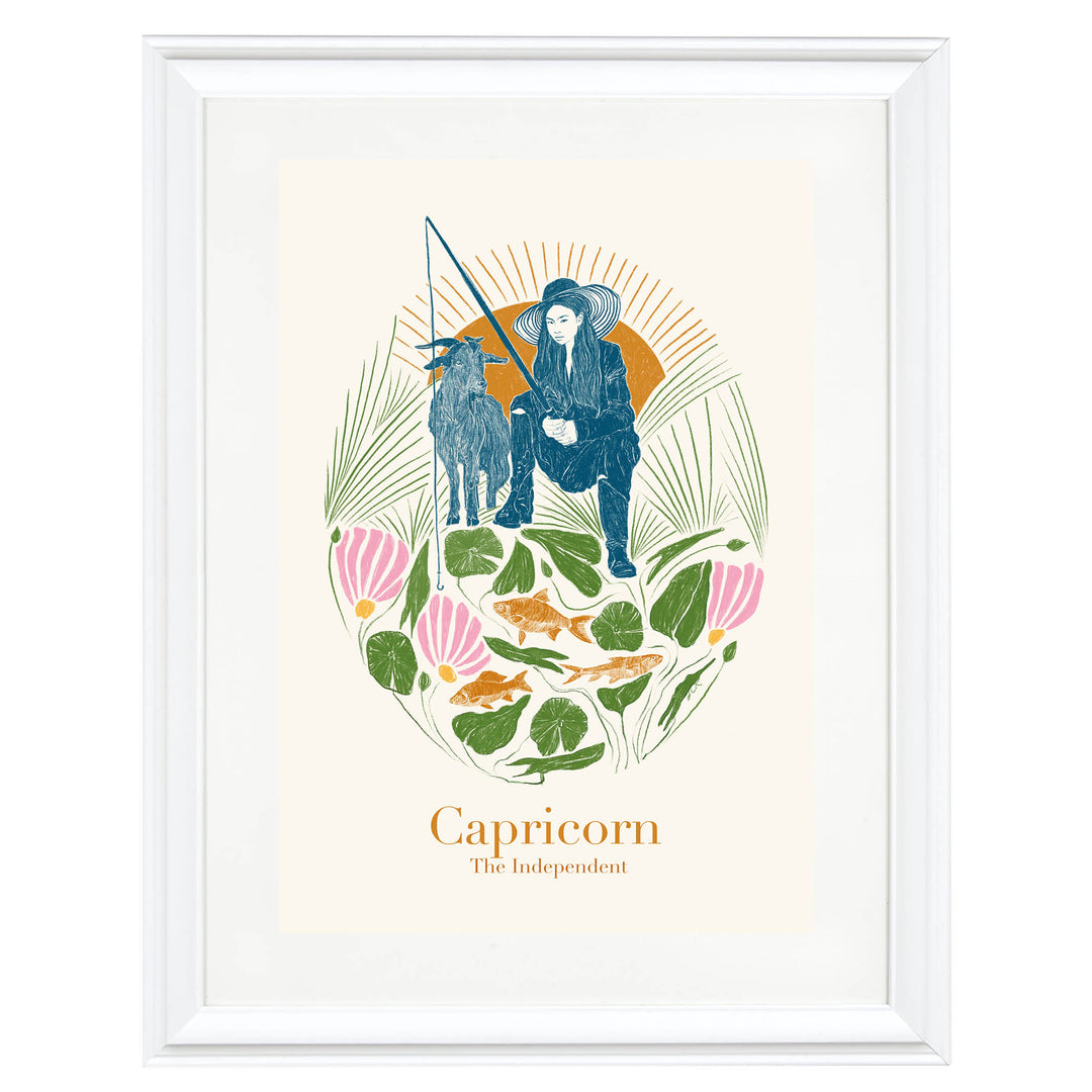 The Independent Capricorn Art Print