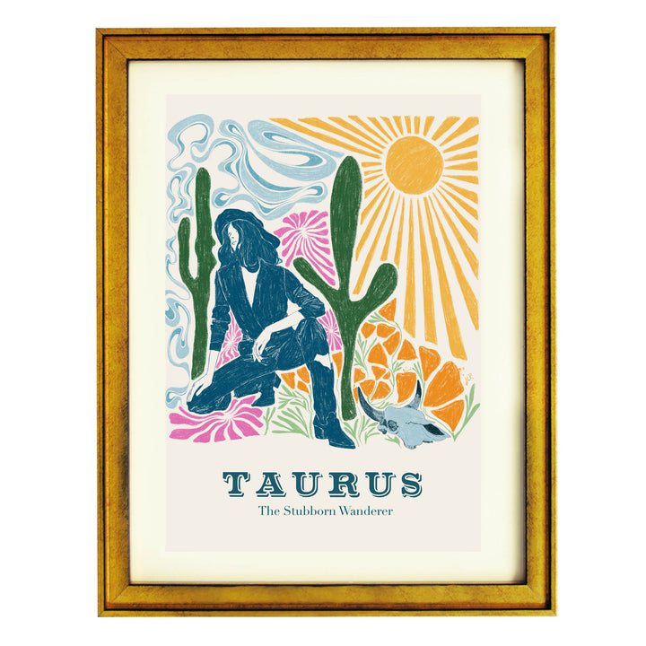 The Stubborn Taurus Art Print