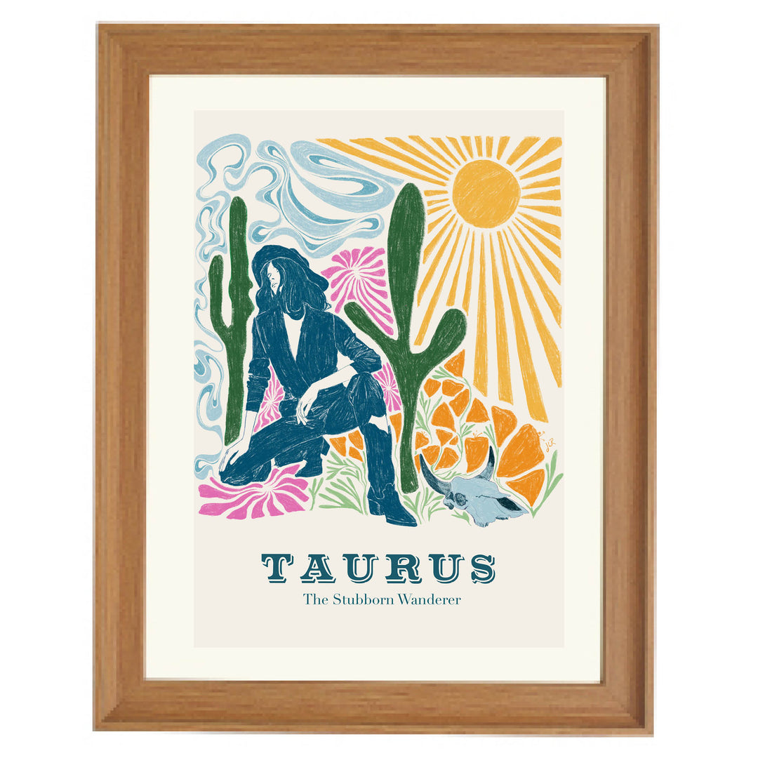 The Stubborn Taurus Art Print