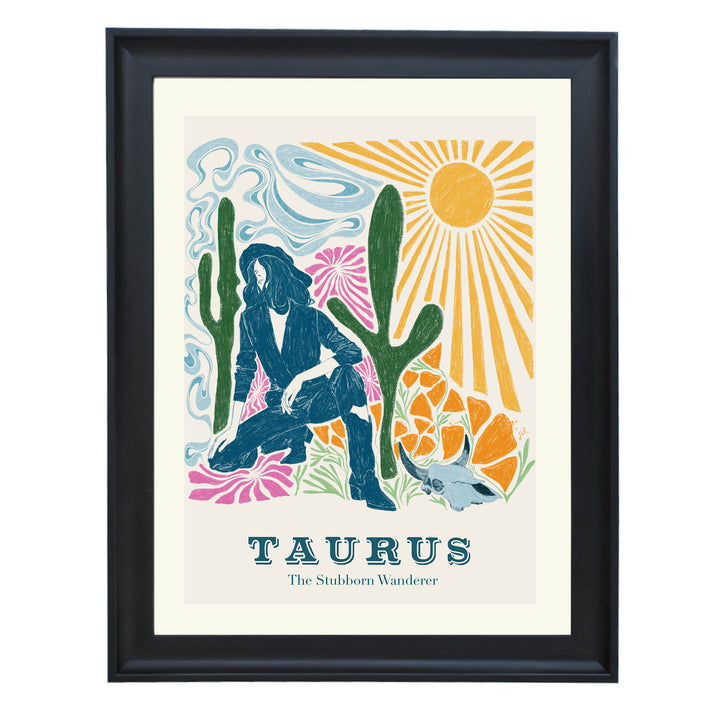 The Stubborn Taurus Art Print