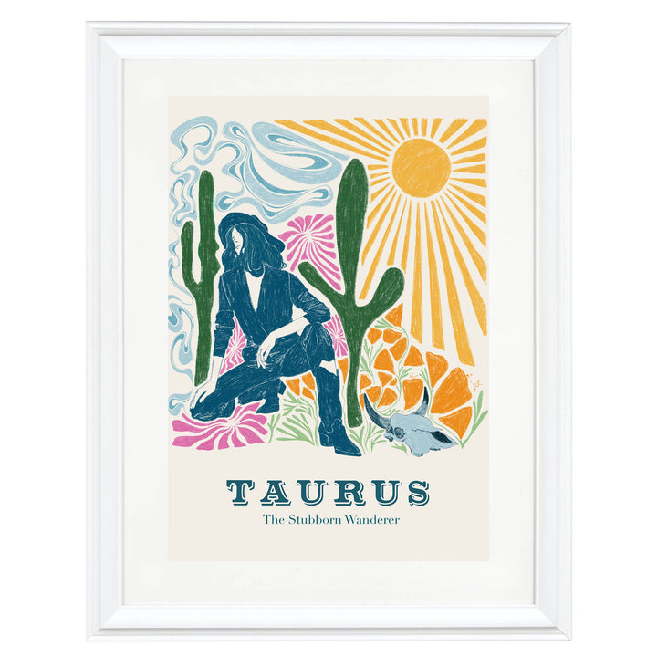 The Stubborn Taurus Art Print