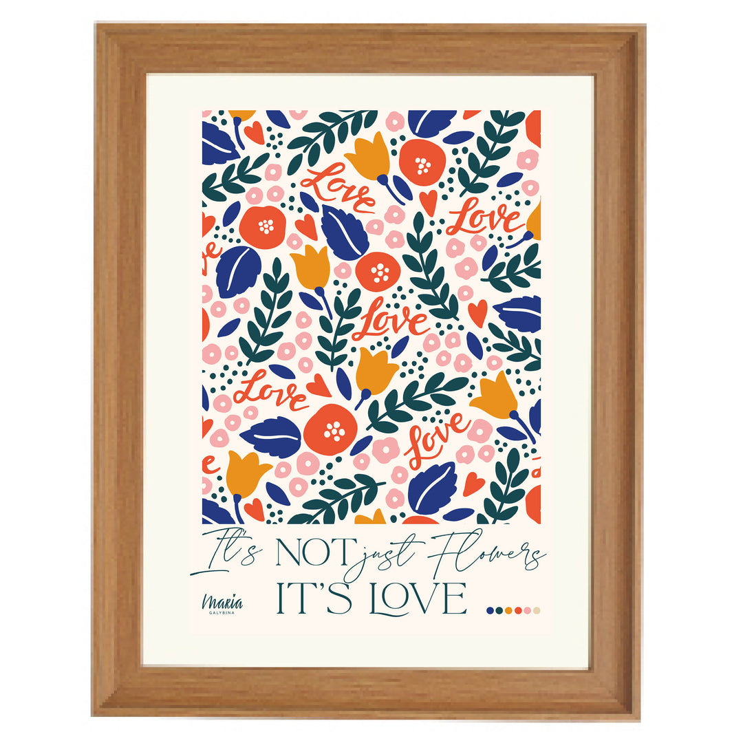 It's Love Art Print