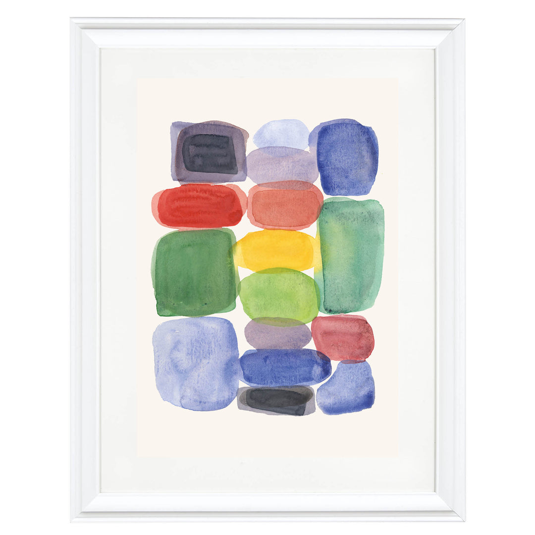 Color Blocks Art Print