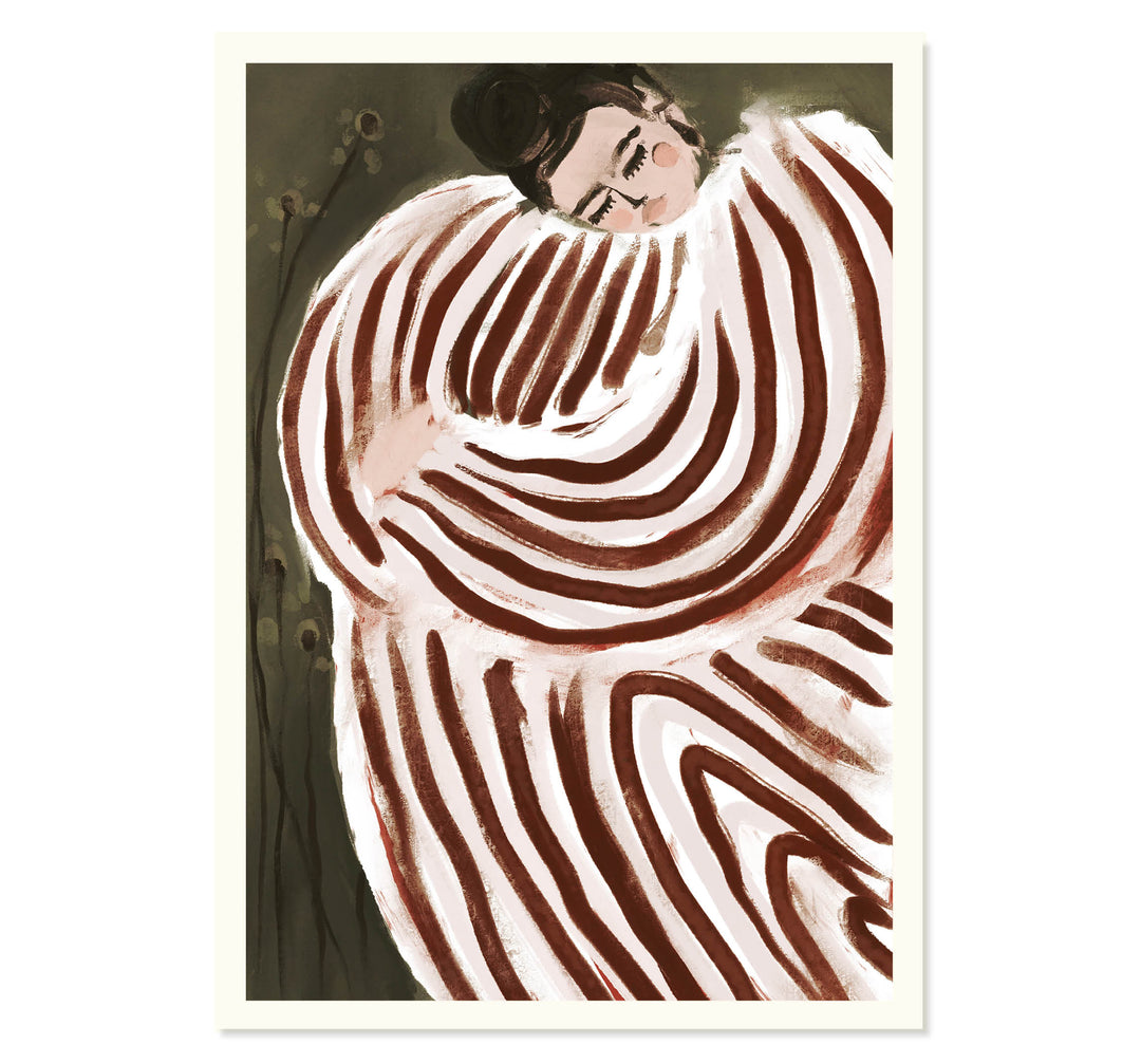 Dreaming in Stripes Art Print