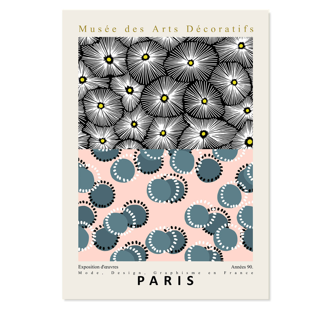 Pattern Play in Paris Art Print